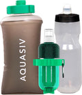 Gravity Water Filter Kit - HFM Carbon &amp Pre Filter Portable Squeeze Pouch - Reliable Camping &amp Hiking