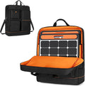 HODRANT Solar Panel Storage Bag with Bright Lining Travel Solar Panel Carrying Case Compatible with Jackery SolarSaga 100W 100X 200W Padded Carrier Organizer Compatible with ZOUPW 100W 110W 200W
