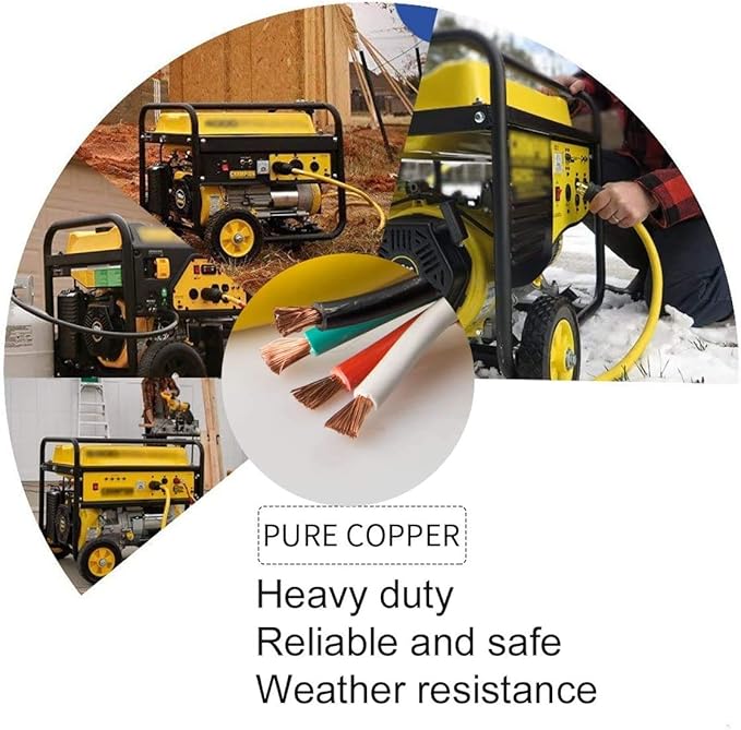 40FT Heavy Duty Generator Locking Power Cord NEMA L14-30P/L14-30R4 Prong 10 Gauge SJTW Cable 125/250V 30Amp 7500 Watts Yellow Generator Lock Extension Cord with UL Listed