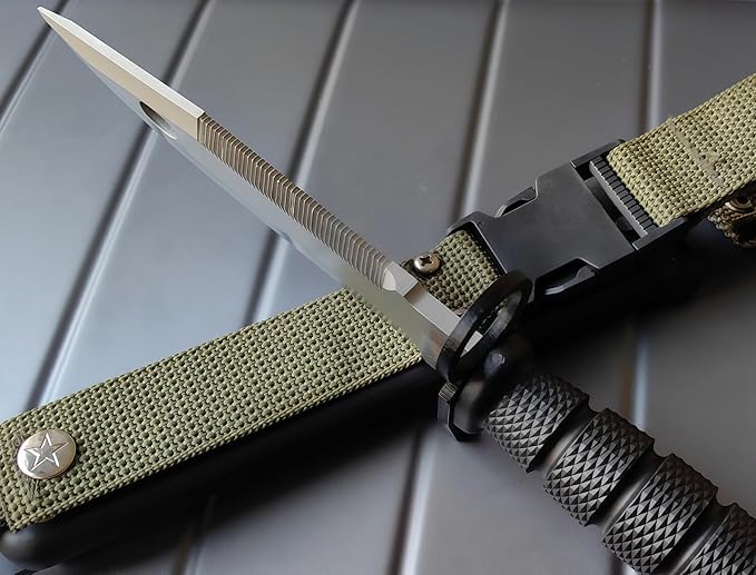 Supplies CN95Y 11.81 S.S. Fixed Blade Knife Outdoor Utility Tool Survival Knife for Outdoor Adventure Survival and EDC knife