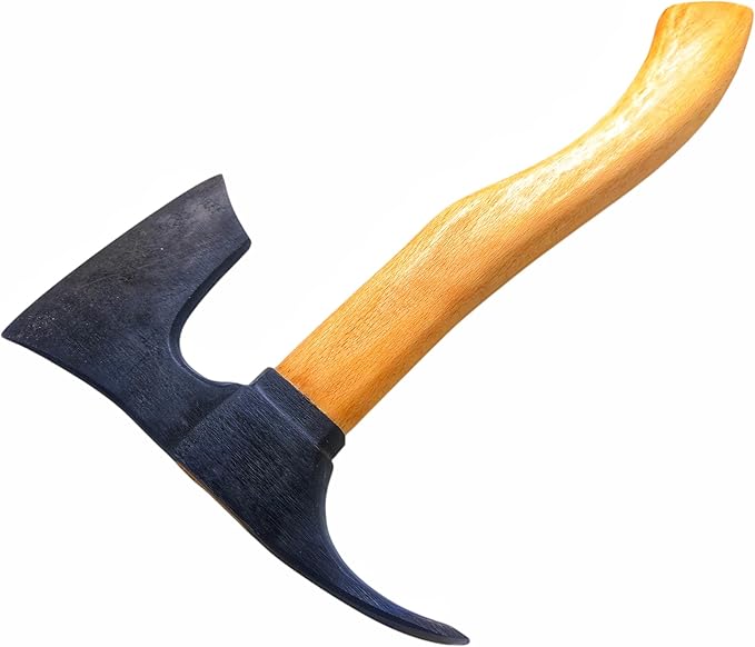 Bearded Hatchet Combo Axe with Adze Blade Bushcraft - Ergonomic Handle