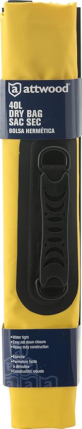 attwood Waterproof Dry Bag or Case - Roll Top Waterproof Backpack Sack or Case Keeps Gear Dry for Kayaking Swimming Rafting Boating Hiking Camping and Fishing