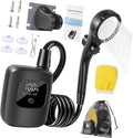 Travel Shower Equipment with Easy Setup for Backpacking Compact Travel Gear with Heat ABS Unit with Water Saving