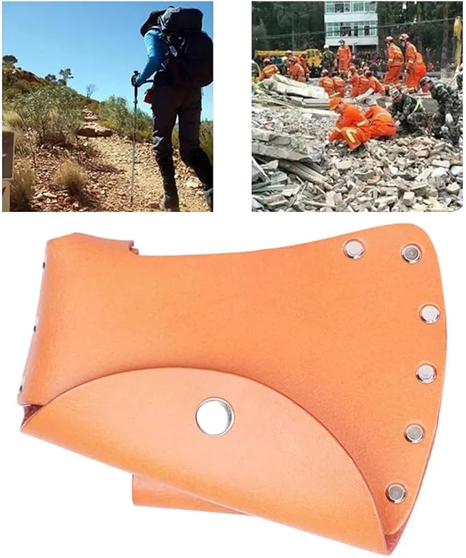 Hatchet Sheath E Sheath Cover Multifuntional Soft Pu Leather e Survival Portable Hunting Hiking Outdoor Camping Hatchet Blade Tools