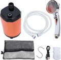 Geevorks Portable Shower Pump with Temperature Display High Lift 6.5M for Outdoors Camping Hiking Car Pet Washing