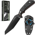 8.35 Fixed Blade Knife with Kydex Sheath 360° Rotating Clip – EDC Camping Hiking Fishing Outdoor Use