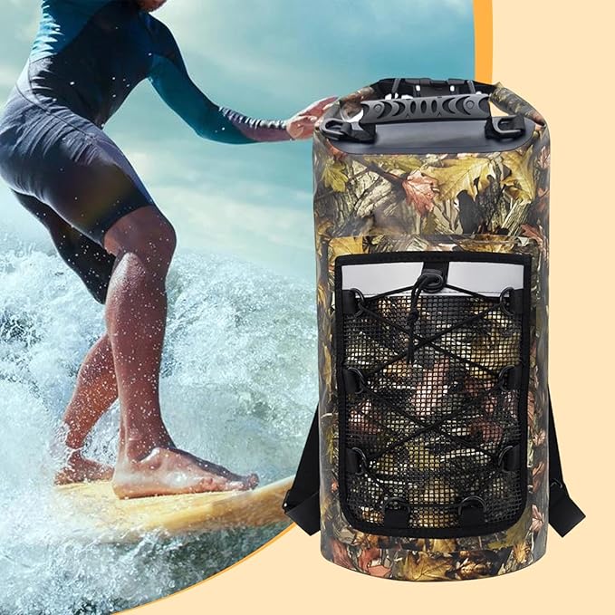 Waterproof Dry Bag Backpack Men Women Comfortable Storage Bag Multifunctional for Kayaking Swimming Camping Hiking