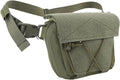 Alomejor Oxford Cloth Drop Pouch Fanny Pack Abdominal Carrying Kit Bag Utility Tool Pouch with Multi Layer for Chest Rig Vest