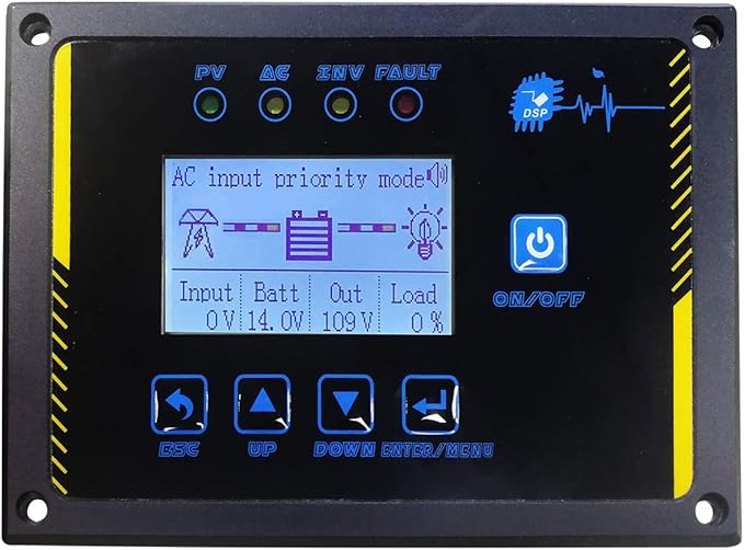 AMPINVT Specific Remote Control Panel for Low Frequency Pure Sine Wave Power Inverter