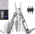 ROCKTOL Gen-R Multitool 14C28N Blade Titanium-plated Handle 27-in-1 Multi-tool EDC Pocket Knife Precision Screwdriver Gut Hook for Hunting Backpacking Hiking Camping Repairing