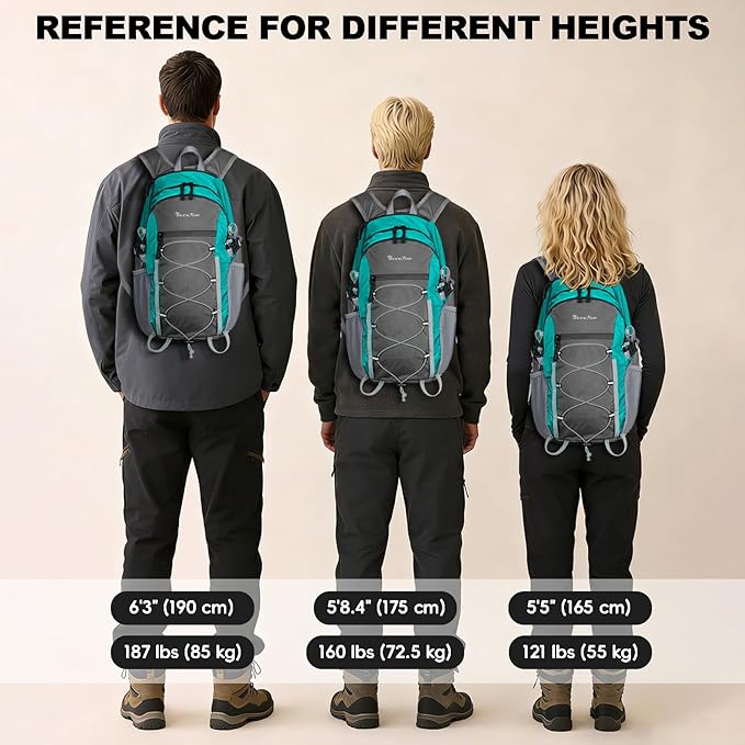 Seektop 20L Foldable Waterproof Hiking Backpack Ultralight Small Lightweight Daypack Packable Backpack for Men Woman