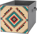 Clever Cube Storage Bins Native American Western Aztec Practical Organizer for Small Spaces Fashionable Storage Solution