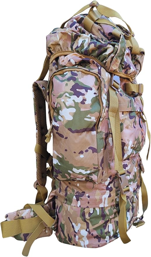65L Military Backpack – 5DAY RECON Waterproof 900D Oxford Rucksack MOLLE System Heavy Duty Outdoor Bag for Hiking Travel &amp Huntingl (Multicam 65L)