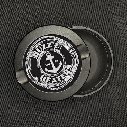 Buzz &amp Heaters Metal Container for Zyn | Metal Holder for Zyn |Metal Can for Zyn | Metal Cases for Zyn Holder | Metal Pouch Cans for Zyn | Offshore Life Ring Anodized