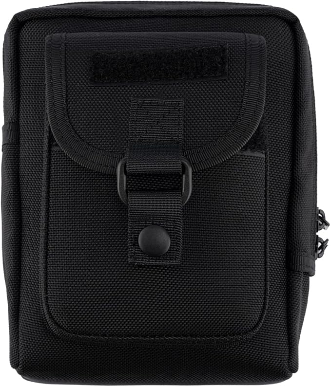 Compact Utility Gadget Pouch Tactical MOLLE Nylon Duty Belt Pouches for Police Law Enforcement Work EDC Small Tool Waist Bag for 6.1 Cellphone Outdoor Camping Hiking Organizer
