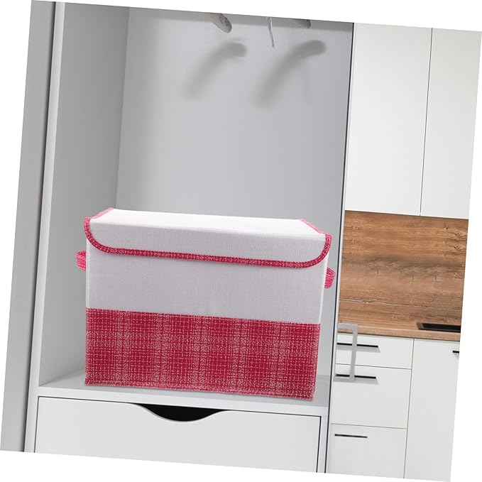 Alipis Non-woven Cotton 2 Lid Storage Case Multi-use Home Decor Present for Housewarming Storage Solution