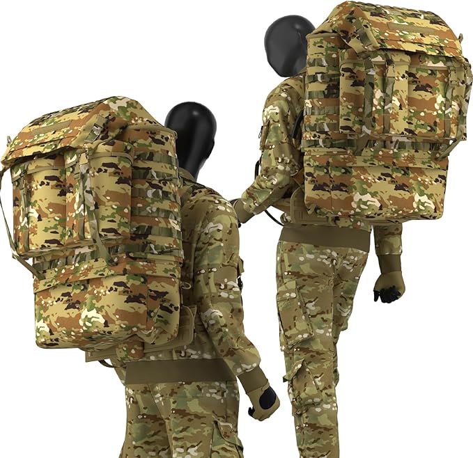 MT FILBE 100L Modular Rucksack System Military Ruck with External ABS Frame Detachable Assault Pack &amp Hydration Carrier