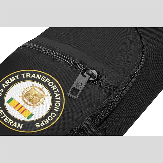 US Army Transportation Corps Vietnam Veteran Chest Pack Leisure Shoulder Crossbody Chest Bag
