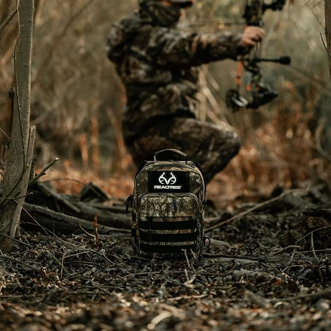 WOLFpak 9L Tactical Sling Bag |Concealed Carry CCW Backpack |Military Crossbody EDC Daypack Molle Chest Shoulder Pack for Hiking Travel Work | (Realtree APX)