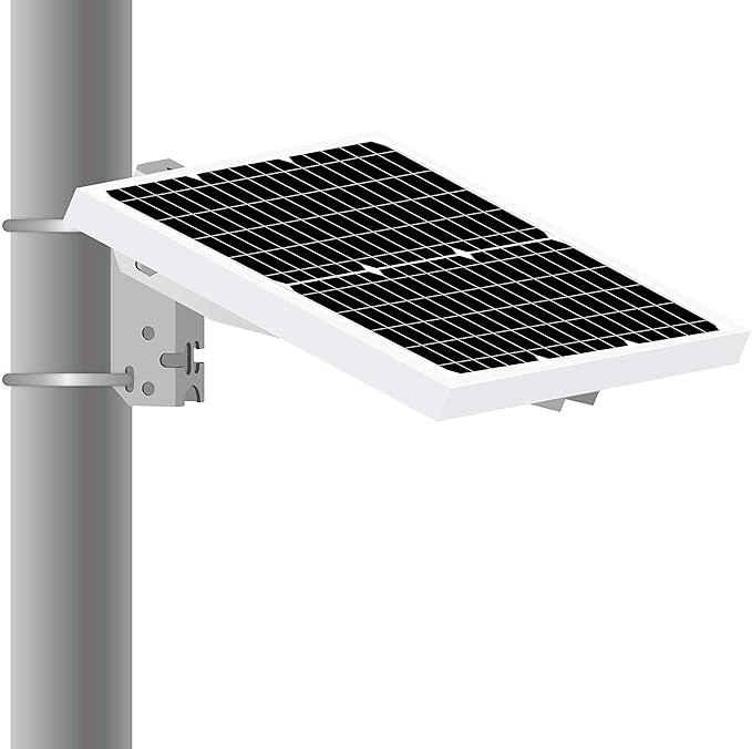 Newpowa Universal Angle Adjustable Mounting Bracket Single Arm Pole Wall and Ground Mounts Up to 35W Solar Panel