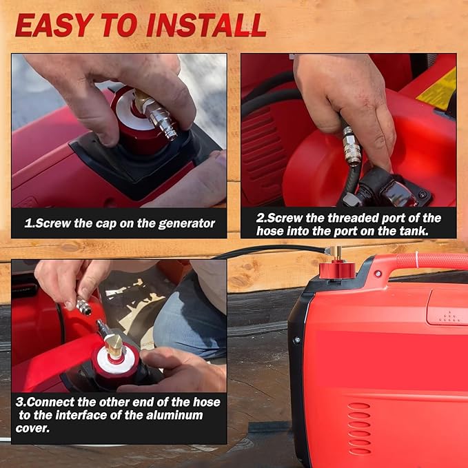 Single System Clam Kit HND1.2CS Fit for EU1000i &amp EU2000i Generators Replacement for HND1.2CS Single System Clam Kit Extended Fuel Kit for Generator EU1000i &amp EU2000i