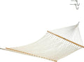 Original Pawleys Island 13OC Original Deluxe Cotton Rope Hammock with Free Extension Chains &amp Tree Hooks Handcrafted in The USA Accommodates 2 People 450 LB Weight Capacity 13 ft. x 55 in.