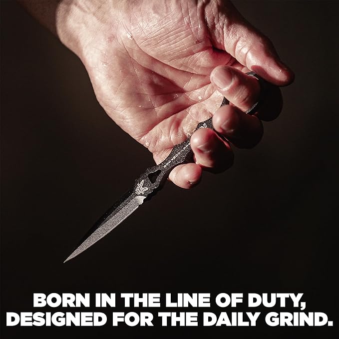 Benchmade - SOCP Knife Double Edge Dagger Blade Plain Edge Black Handle