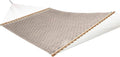 Hatteras Hammocks Antique Beige Soft Weave Hammock with Free Extension Chains &amp Tree Hooks Handcrafted in The USA Accommodates 2 People 450 LB Weight Capacity 13 ft. x 55 in.