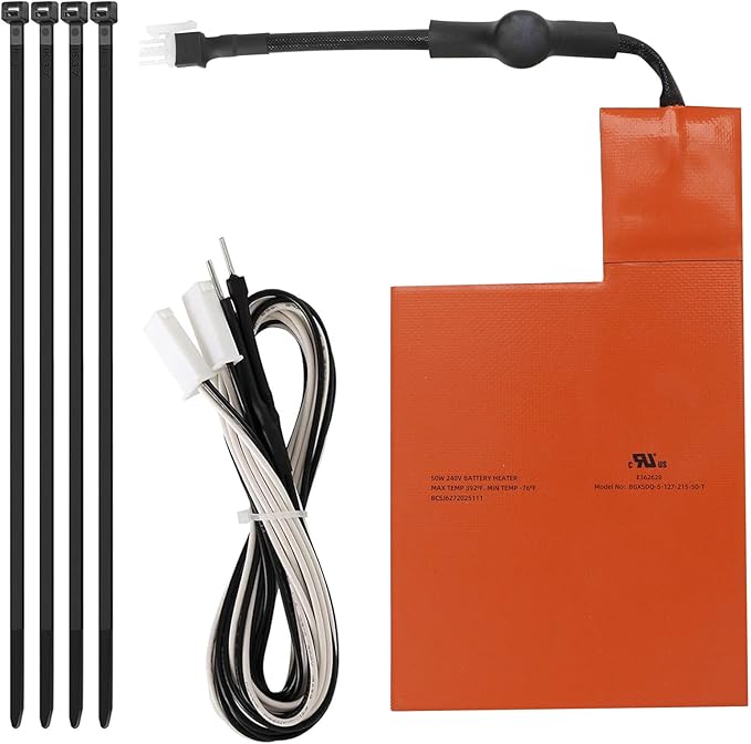Battery Heater Pad for Generac 7101Battery Warmer Pad Outdoor Cold Weather Kit for Generac 9KW-22KW 2008+ Air Cooled Standby Generator