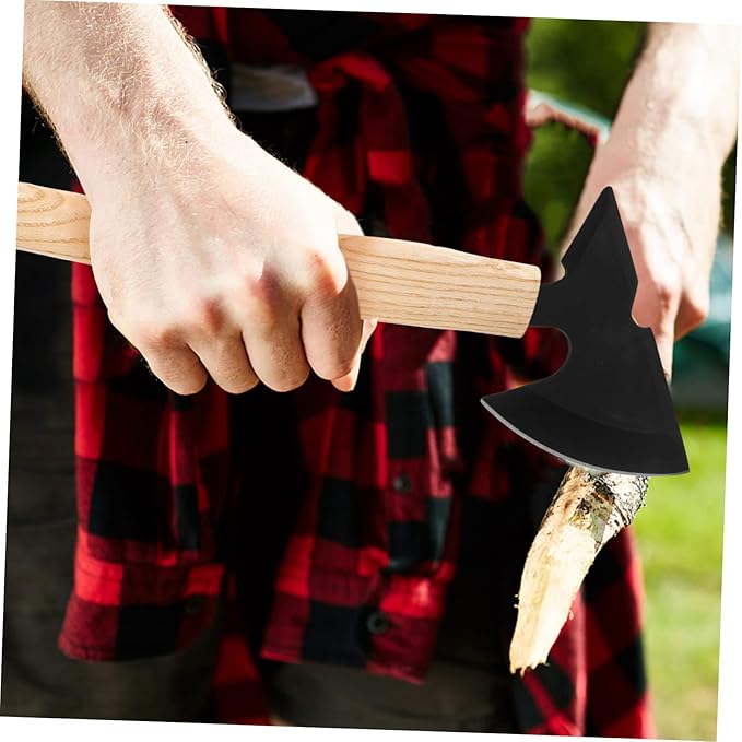 2pcs Replacement Wooden Handles for Hatchet Felling Axe Camping Axe Accessory
