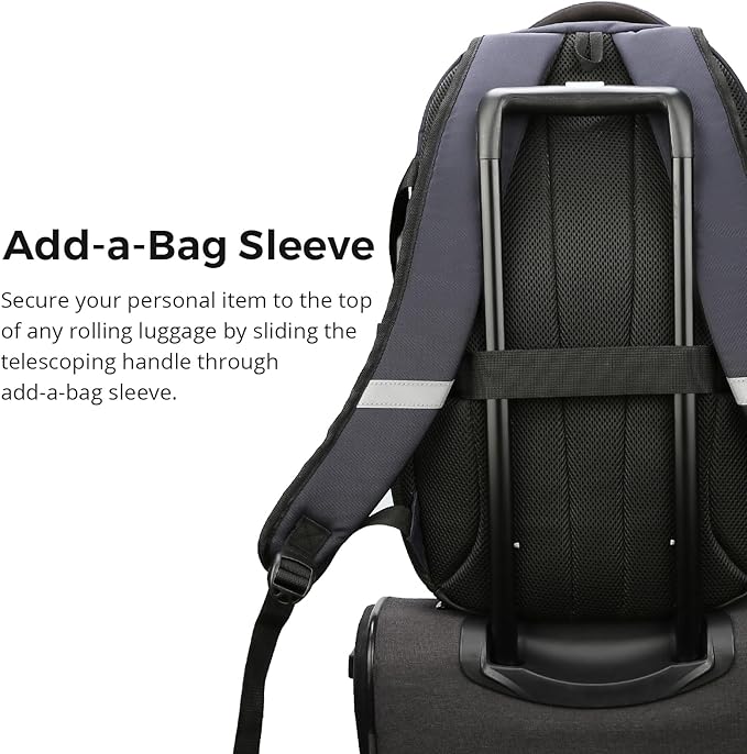 Swissdigital Design Laptop Backpack with USB Charging Port Travel Backpack Fits 15.6 inches Computer 31L College School Backpack for Men Blue Camo | SD803-92
