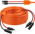 14 Gauge Solar Extension Cable 40FT 10AWG Solar Panel Cable with Female and Male Connectors 14AWG Red &amp Black Main Solar Wires Heavy Duty Outdoor Power Cord for RVPhotovoltaic Systems Generat