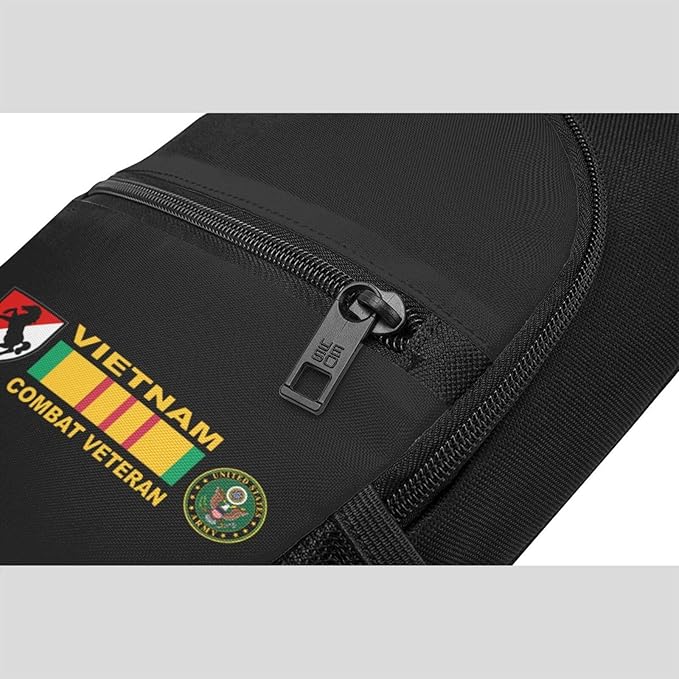 11th Armored Cavalry Vietnam Combat Veteran Chest Pack Leisure Shoulder Crossbody Chest Bag