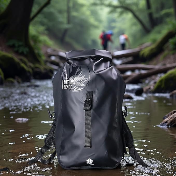 Dry Bags Waterproof Backpack Waterproof backpack for Water sportsboatingFloatinghiking camping and other outdoor activities 25L.(Black)