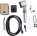 RiToEasysports Camping Shower Portable Camping Rechargeable Outdoor Shower Pump with 8000mAh Battery LED Display Dual Modes Adjustable Water Stream for Tent Travel