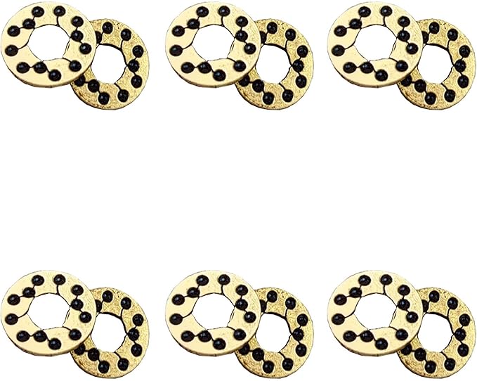 4 Pieces Custom Brass Flippers Fit for SRM 812 DIY Making Replacement Accessory