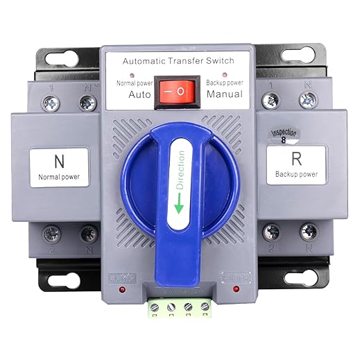 2P 63A 110V Dual Power Automatic Transfer Switch Generator Changeover Switch 50HZ/60HZ