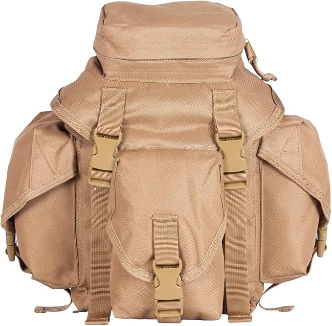 FOX OUTDOOR PRODUCTS Recon Butt Pack | 15x15x8 Modular Tactical Waist Bag w/ 3 External Pockets QR Buckles Lined Interior