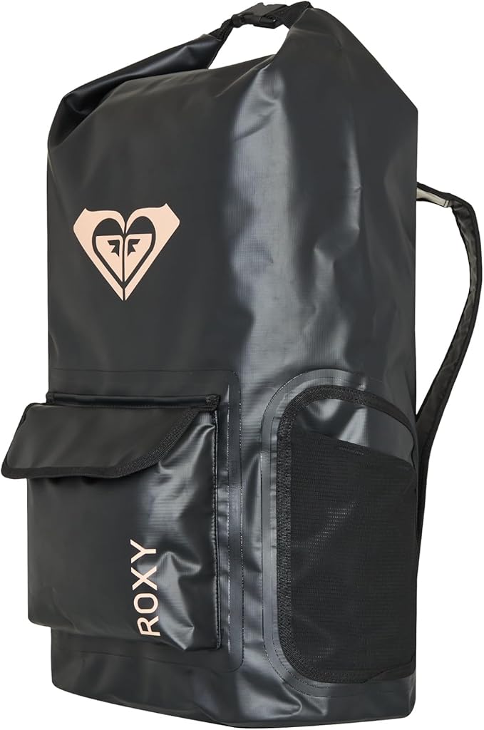 Roxy Need It Waterproof Backpack with Laptop Sleeve | Heavy Duty | Hiking | Surf | Dry Bag | Roll-Top - Anthracite