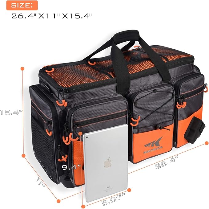 KastKing Fishing Gear &amp Tackle Bags - Saltwater Resistant Fishing Bags - Fishing Tackle Storage Bags