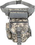 Tactical Drop Leg Bag Tool Fanny Thigh Pack Leg Rig Military Motorcycle Camera Utility Pouch(ACU)