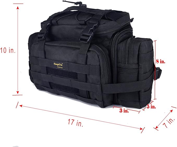 SHANGRI-LA Tactical Range Bag Outdoor Sling Backpack Hiking Fanny Waist Pack