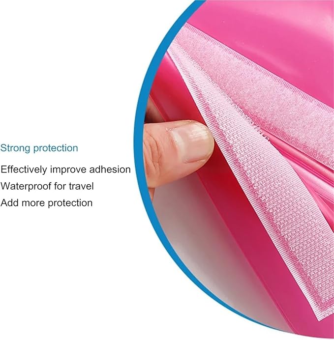 Waterproof Dry Bag Waterproof Swimming Bag Underwater Mobile Phone Bags Ski Drift Diving Shoulder Waist Pack 3 Layer Transparent Dry Protection Bag for SwimmingBoating(Orang1)