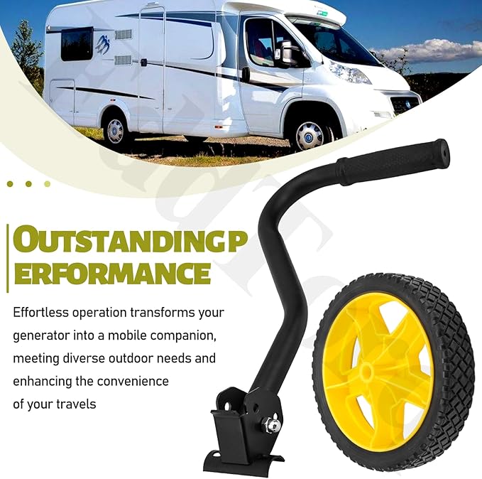 GNA410 Generator Wheel and Handle Kit for W-EN 4500 and 4750-Watt Generators Compatible with W-EN DF475T DF475 GN4500 DF472 DF475X DF472X