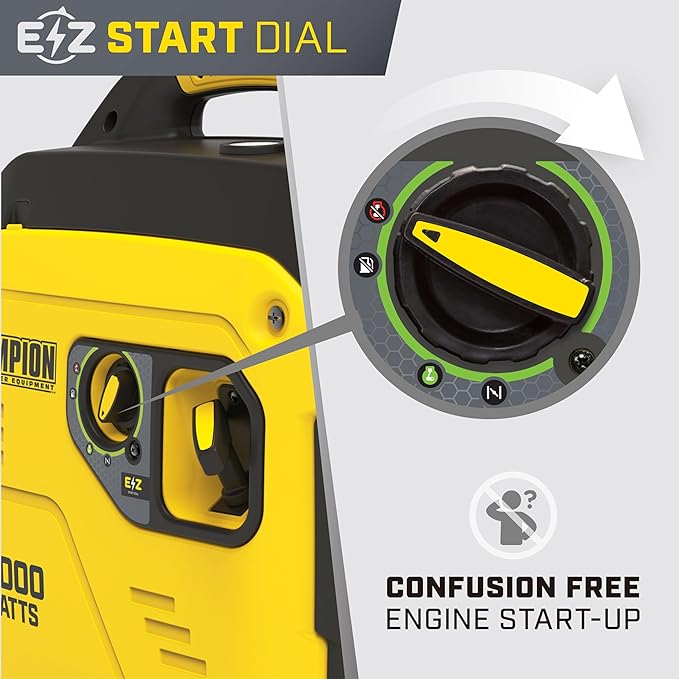 Champion Power Equipment 4000-Watt RV Ready Portable Inverter Generator with Quiet Technology and 3 Year Warranty