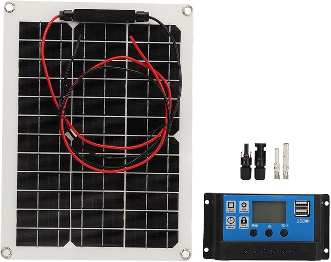 300 Watts 12 Volt/24 Volt Solar Panel Kit High Efficiency IP67 Solar Panel and Solar Charger Controller for RV