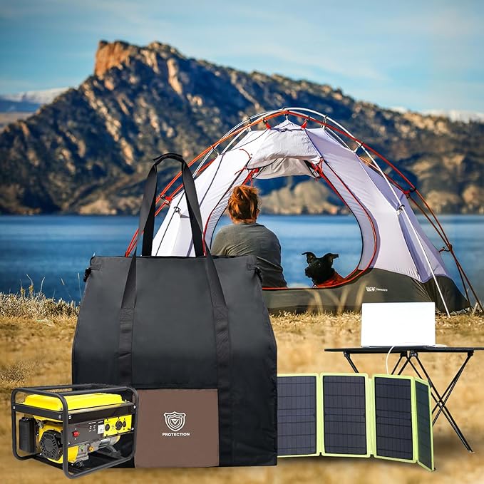 Faraday Bag for Large Generators and Electronics Military-Grade RF Shielding For Computer TowersMobile Devices EMP Protection Signal Isolation Anti-tracking Data Privacy