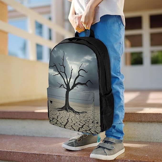 Backpack with Pocket Backpacks Survival Printed Travel Backpack Lightweight Outdoor Travel Gym Events Bag