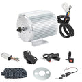 48V Go Kart Motor Assembly 1000W Electric Brushless DC Motor System 3500RPM with 30A BLDC Control Unit Handlebar Twist Grip Control (48V1000W Set with Mounting Bracket)