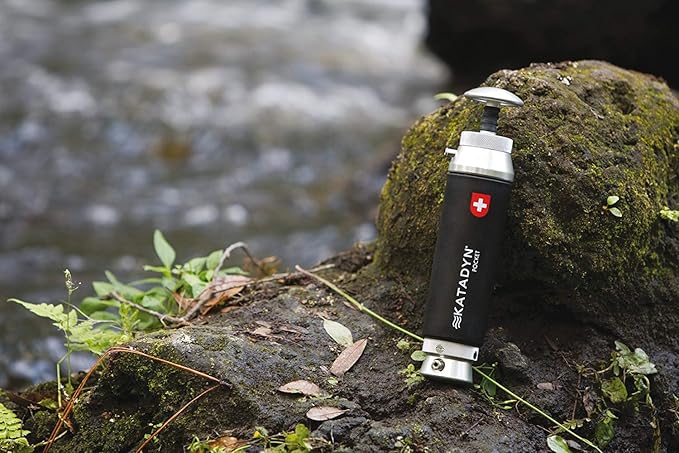 Katadyn Pocket Water Filter for Backpacking Group Camping &amp Emergency Preparedness